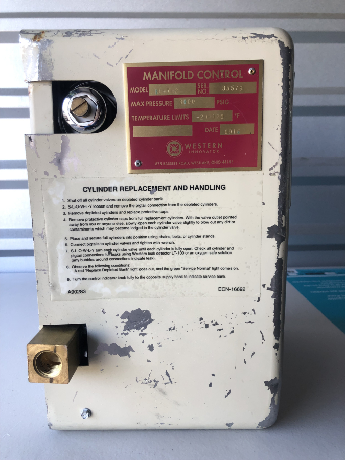 Western Innovator Industrial model BI-7-2 Manifold Control, photo 6 of 9