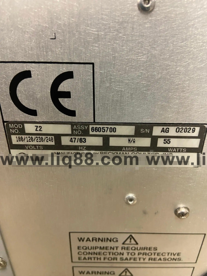 Beckman Coulter Z2 Coulter Counter Particle Size & Count Analyzer; SN:AG02029, photo 3 of 6