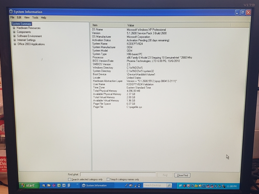 SuperLogics DFI BL600-DR Custom 2U Rack Server 2.66GHz; 4GB; 2x500GB HDD; SN:221200028/026, photo 10 of 11