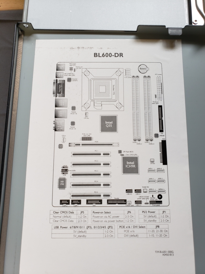 SuperLogics DFI BL600-DR Custom 2U Rack Server 2.66GHz; 4GB; 2x500GB HDD; SN:221200028/026, photo 8 of 11