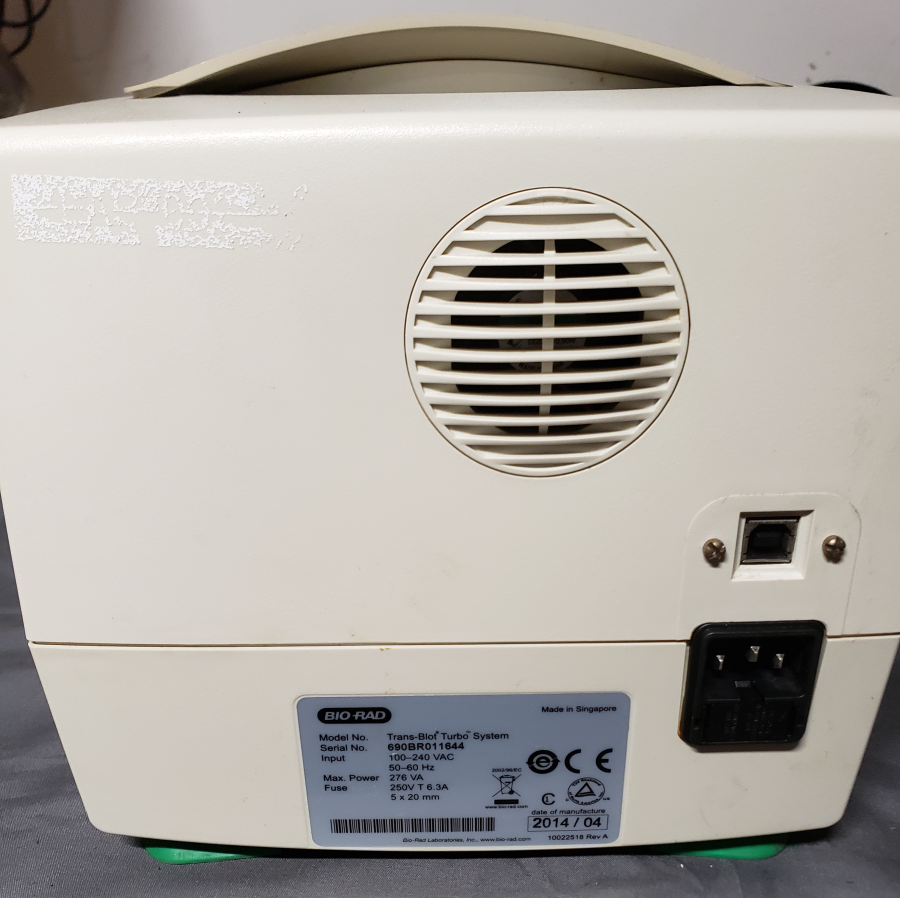 Bio-Rad Trans-Blot Turbo Transfer System SN# 690BR011644, photo 4 of 6