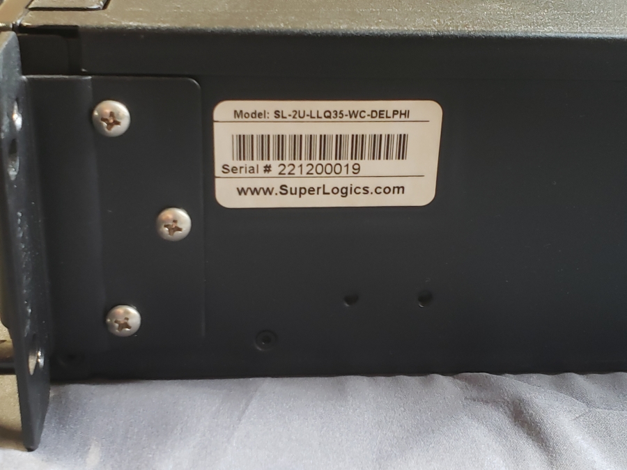 SuperLogics DFI BL600-DR Custom 2U Rack Server 2.66GHz; 4GB; 2x500GB HDD; SN:221200028/026, photo 3 of 11