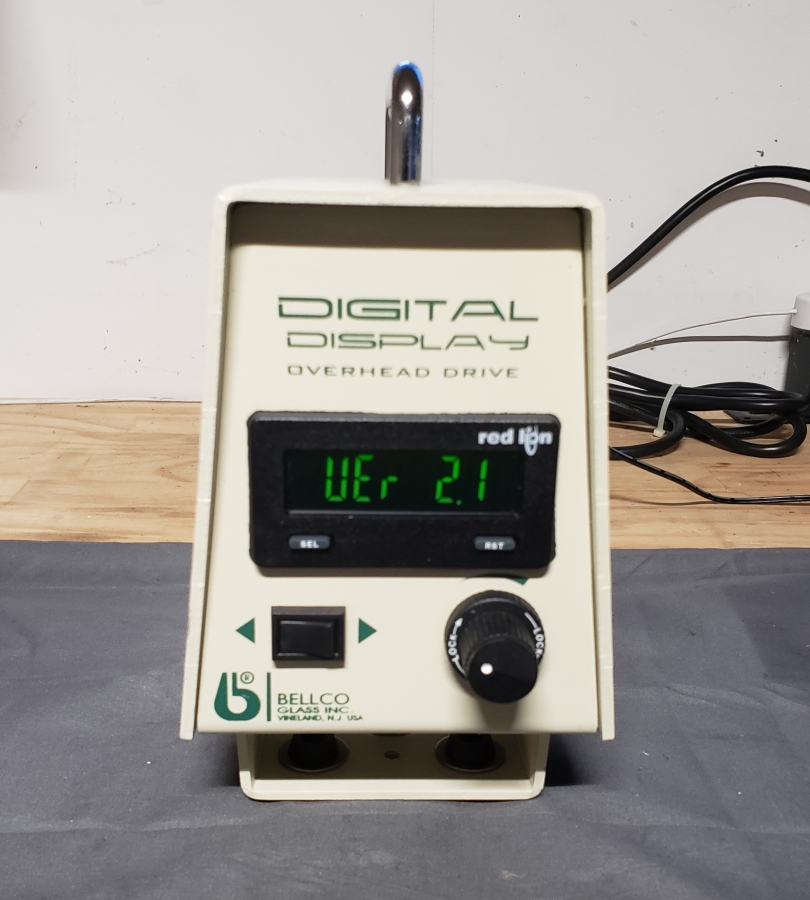 Bellco 7774-10115 v2.1 Stirrer/Homogenizer Digital Display Overhead Drive SN:DOHDC107, photo 2 of 5