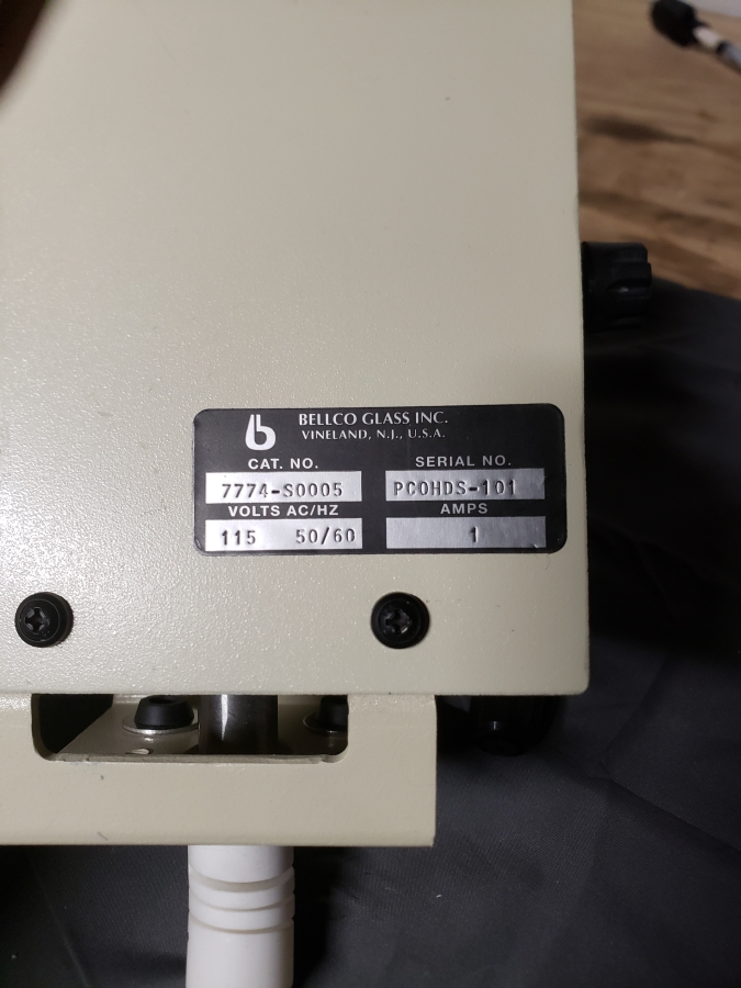 Bellco 7774-S0005 Overhead Stirrer/ Homogenizer Digital Display Overhead Drive, photo 3 of 3