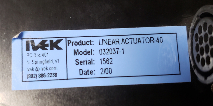 Ivek DIGISPENSE 2000 Digital Liquid Dispenser controller with Linear actuator, photo 5 of 7