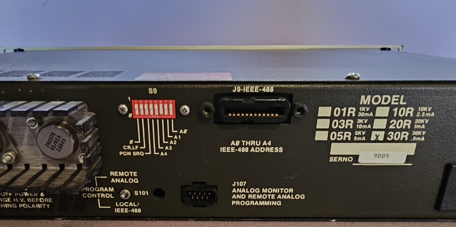 Bertan Associates Series 225 High Voltage Power Supply, photo 4 of 17