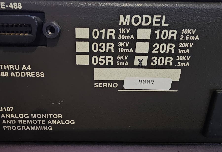 Bertan Associates Series 225 High Voltage Power Supply, photo 14 of 17