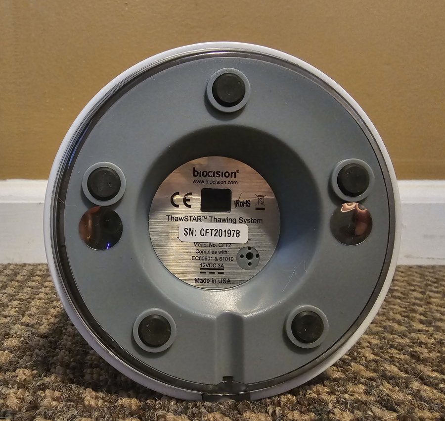 Biocision ThawStar CFT2 Thawing Instrument; SN:CFT201978 PARTS/REPAIR, photo 7 of 19