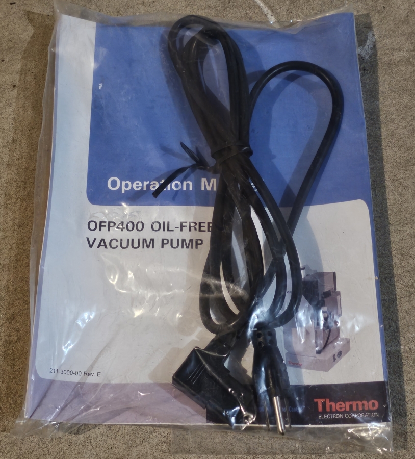 Thermo Electron OFP400 Vacuum Pump; NEW IN BOX, photo 3 of 23