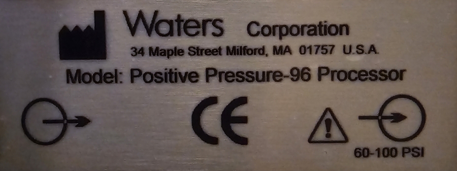 Waters 186006961 Positive Pressure - 96 Processor Manifold, photo 15 of 17