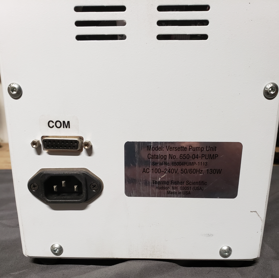 Thermo Fisher Scientific Versette Pump 650-04-PUMP Peristaltic Pump Module SN# 65004PUMP-1113, photo 6 of 6