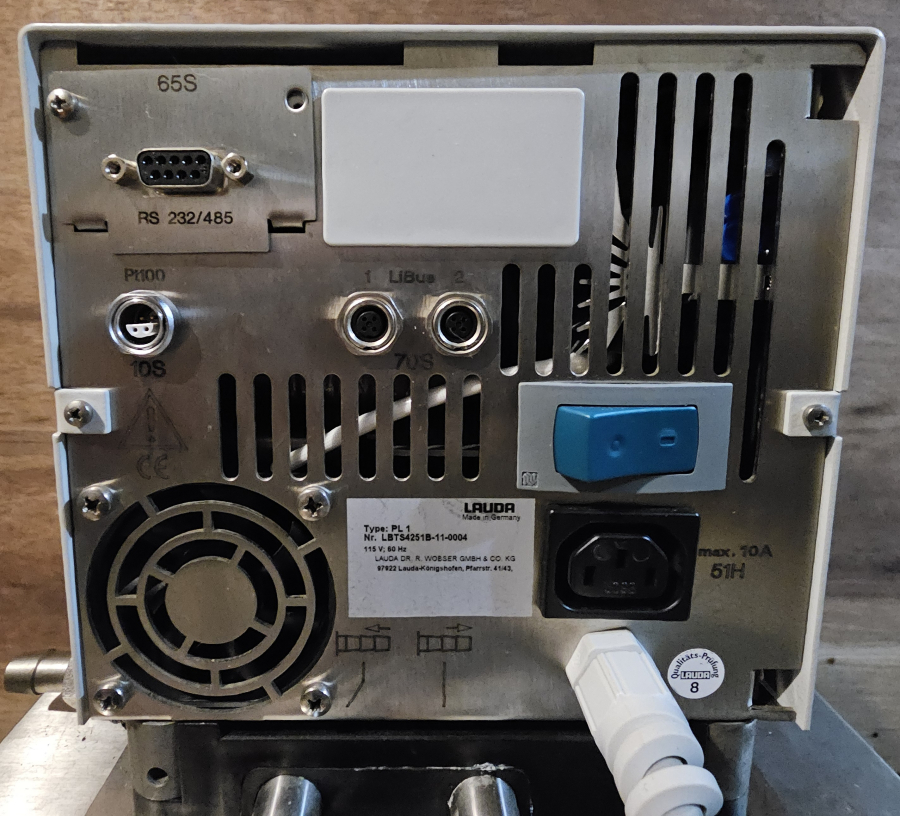 Lauda Proline RP 845 Chiller w/Master Controller; SN:LBTS4251B-11-0004	, photo 10 of 14