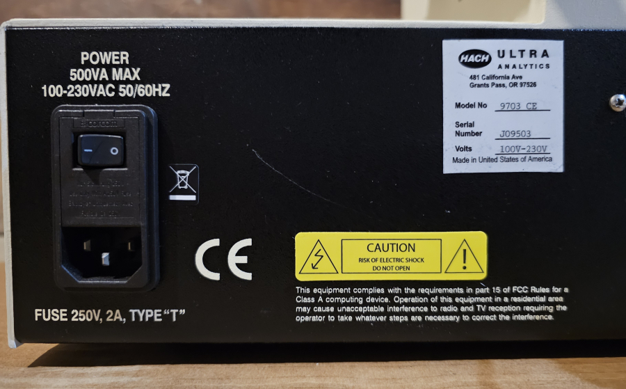 HIAC Royco 9703 CE Liquid Particle Counting System; SN:J09503, photo 11 of 18
