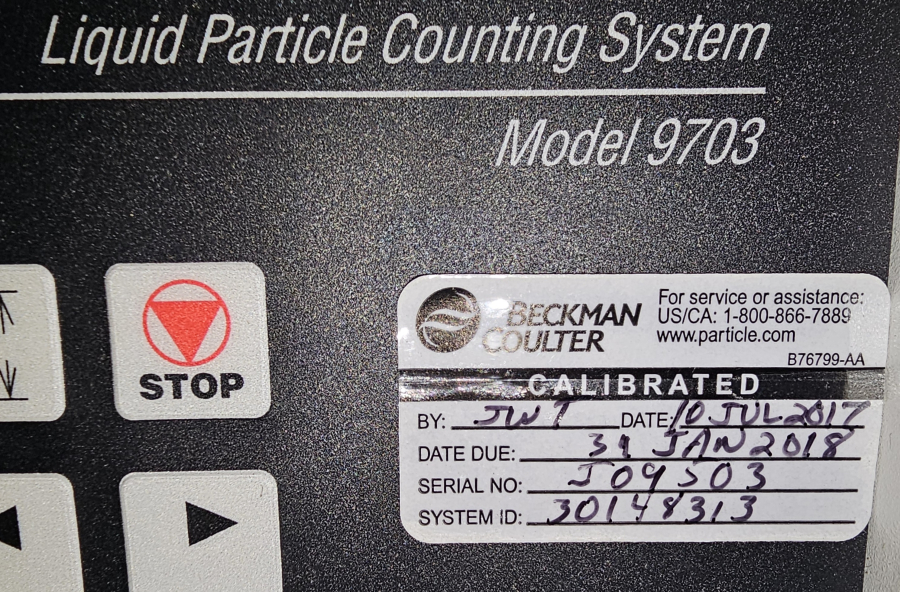 HIAC Royco 9703 CE Liquid Particle Counting System; SN:J09503, photo 17 of 18