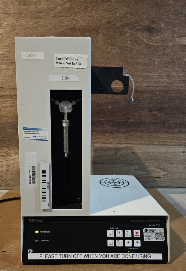 HIAC Royco 9703 Liquid Particle Counting System; SN:E02674, photo 1 of 16