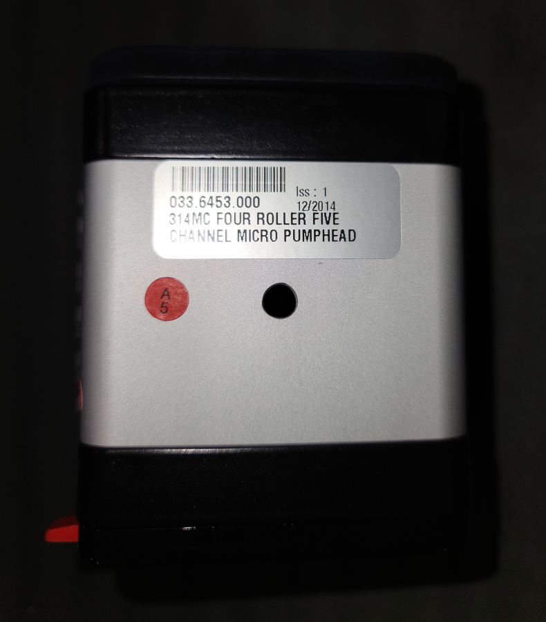 Watson Marlow 314MC Four Roller Five Channel Micro Pumphead; SN:122261, photo 2 of 4