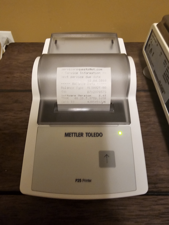 Mettler Toledo P25 Compact Printer (PRINTER ONLY), photo 3 of 12