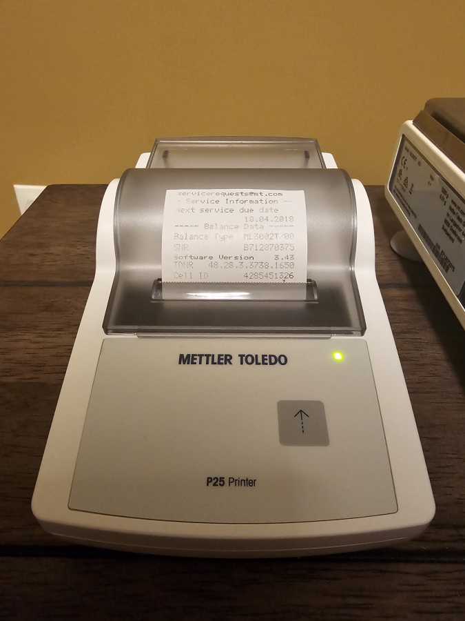 Mettler Toledo P25 Compact Printer (PRINTER ONLY), photo 4 of 12