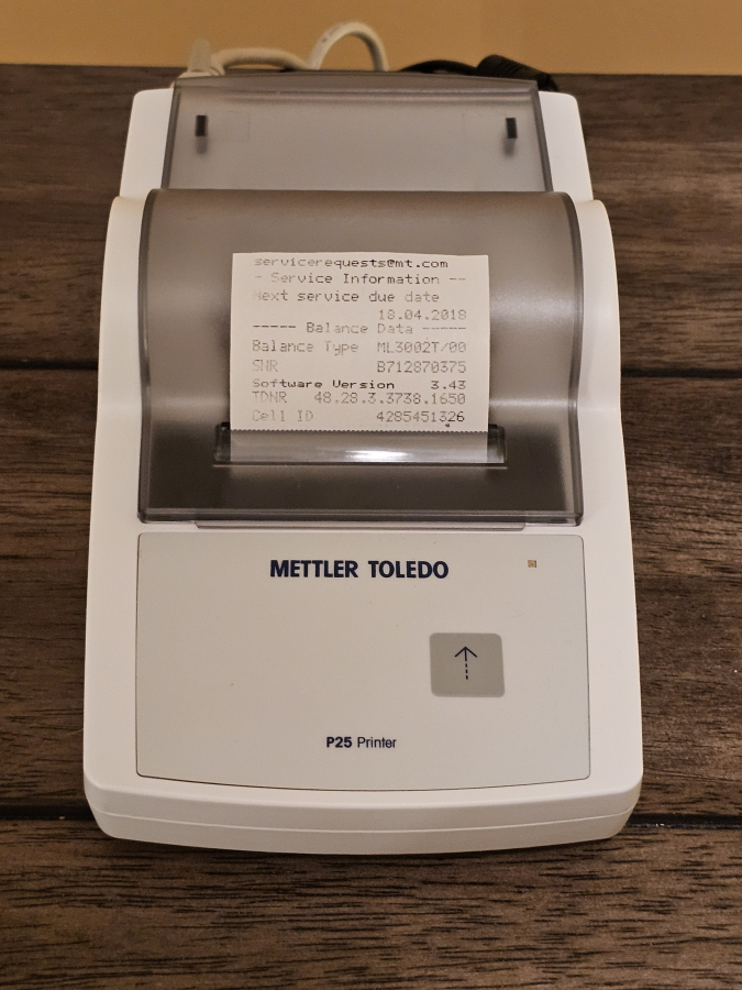 Mettler Toledo P25 Compact Printer (PRINTER ONLY), photo 6 of 12