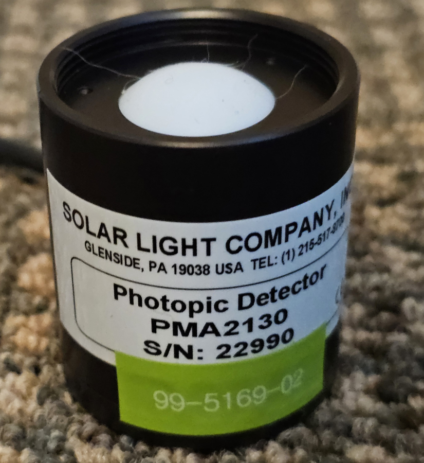 Solar Light PMA2100 Dual-Input Data Logging Radiometer w/ PMA2110 UVA & PMA2130 Photopic Detectors, photo 3 of 20
