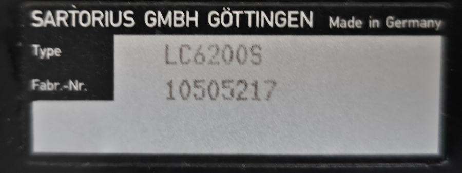 Sartorius LC6200S Balance, photo 20 of 20
