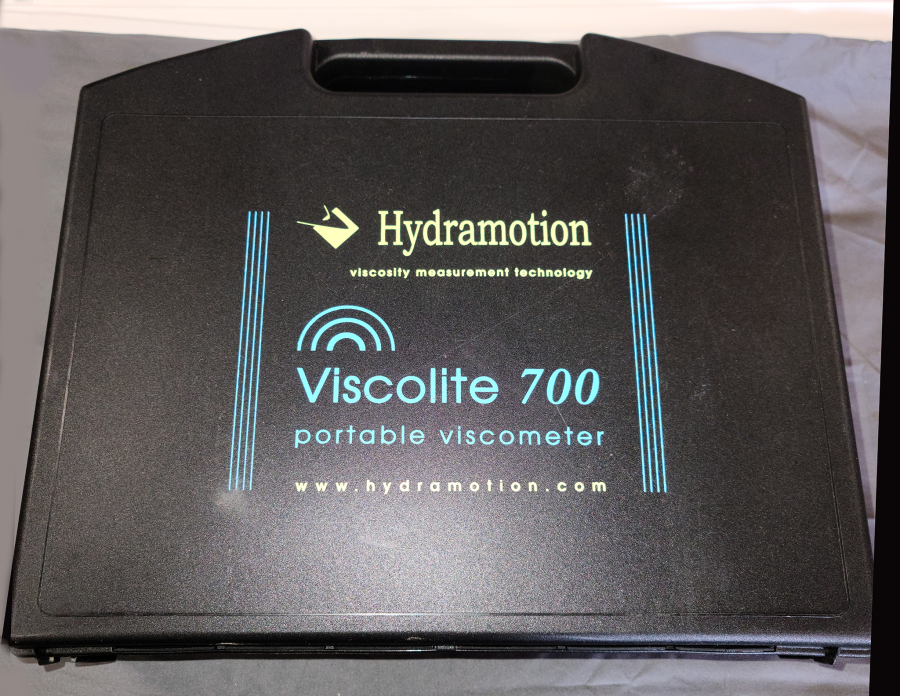 Hydramotion Viscolite 700 Portable Viscometer Model VL7-100B-d15-TS With (2) Bottles of reference Standards S60 and N35; SN:Vl7-1701-5830, photo 6 of 10