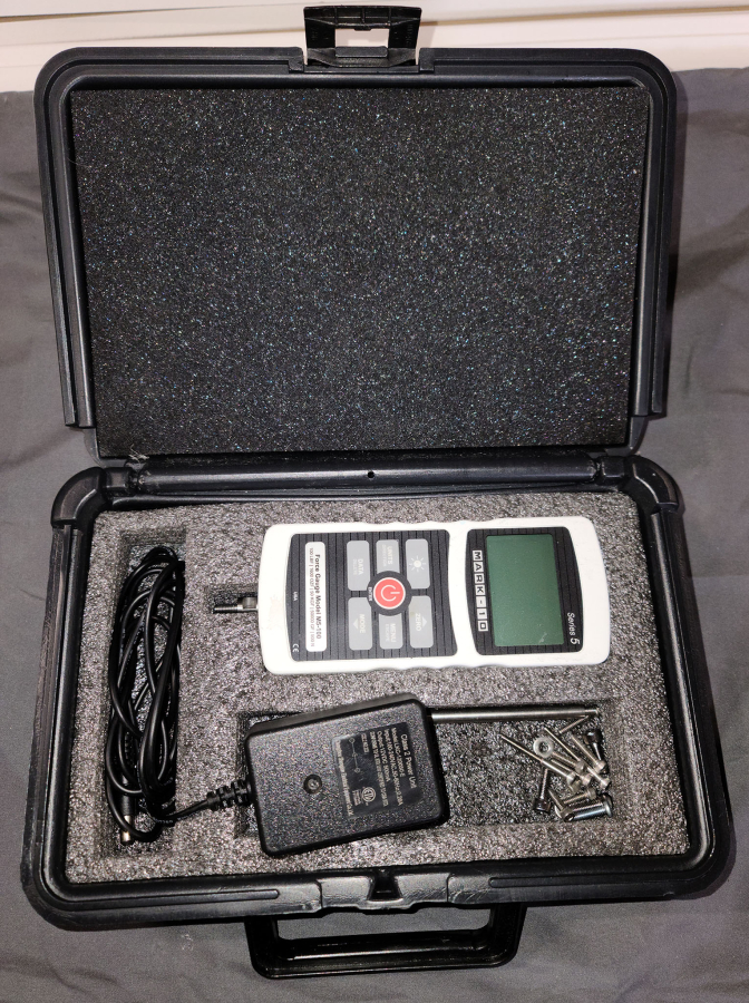 Mark-10 M5-100 Advanced Digital Force Gauge, Hard Case & Accessories, photo 2 of 12