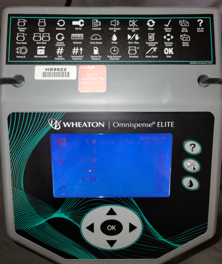 Wheaton Omnispense Elite With 314D2 Pumphead 2.3mm Wt 4 Roller; SN:H14-330, photo 3 of 8