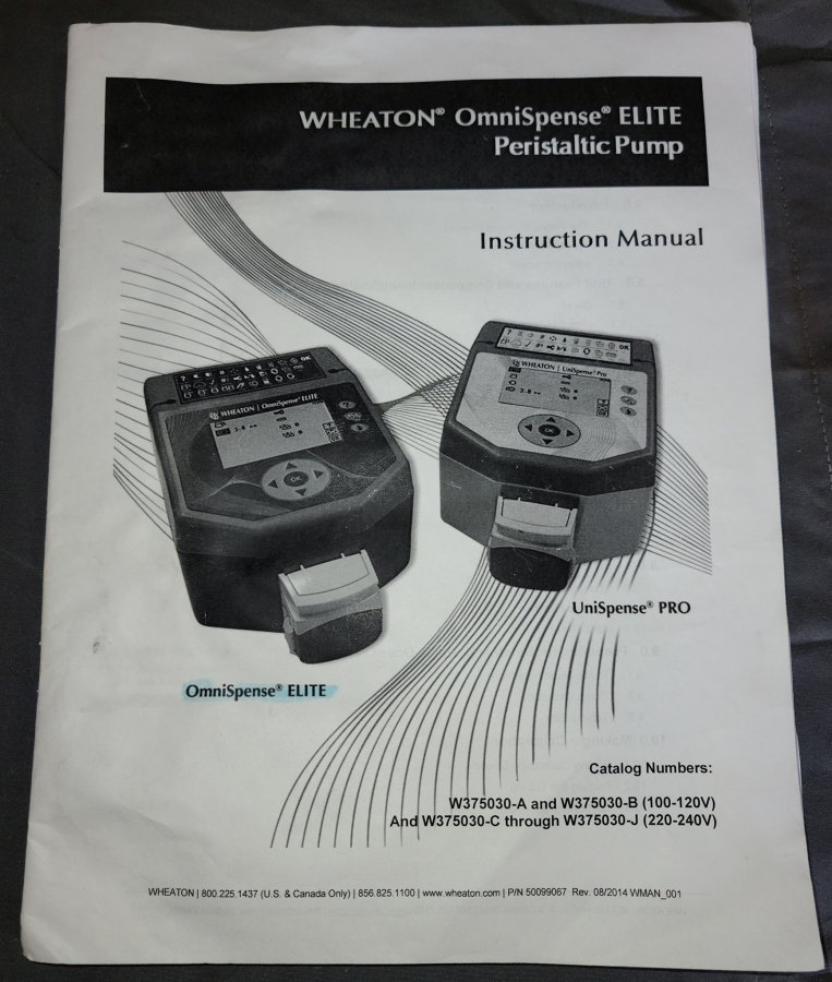 Wheaton Omnispense Elite With 314D2 Pumphead 2.3mm Wt 4 Roller; SN:H14-330, photo 8 of 8