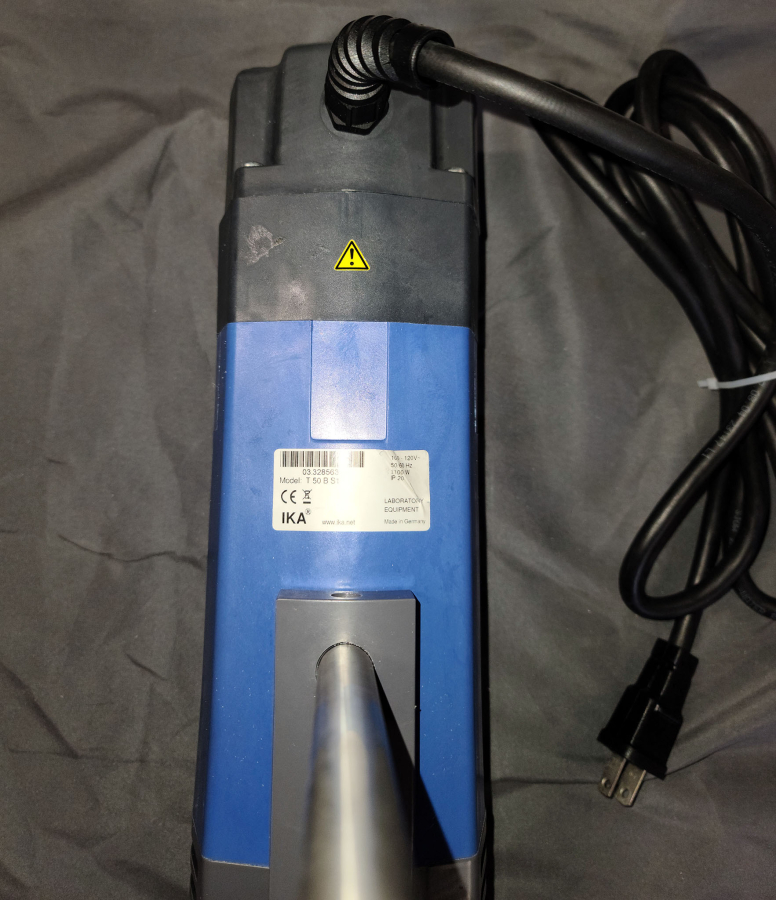 IKA Werke T 50 ULTRA-TURRAX Basic Mixer w/ Dispersion Tool, photo 2 of 5