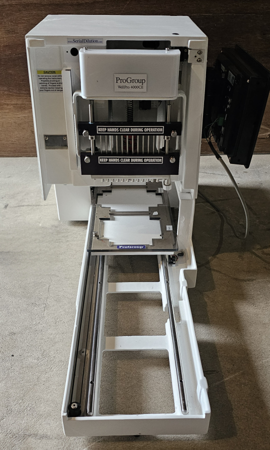 Progroup Instruments WellPro 4000CE Liquid Handler Serial Diluter; SN:PG4795, photo 23 of 26