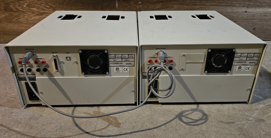 Chrono-Log Corporation 4ch PAIR Model 700 (ch 1+2) & 700-X (ch 3+4) Aggregometer; SN:2130111-1, photo 32 of 39