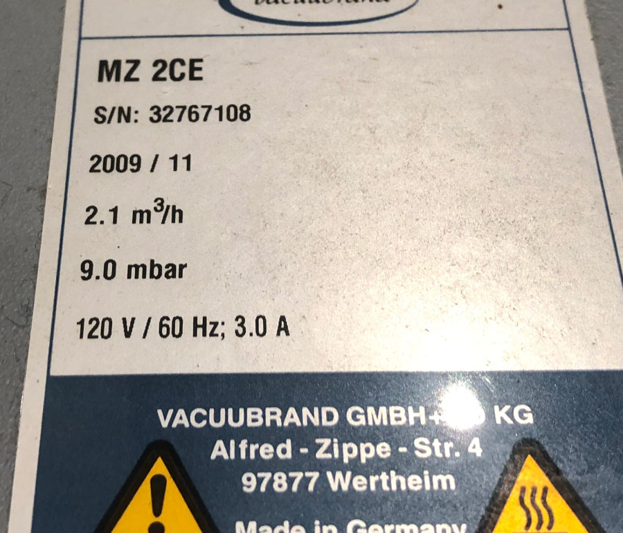 Eppendorf Vacufuge Plus Concentrator; SN:5305ZH709651, photo 9 of 9