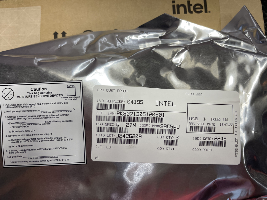Intel Xeon 8462Y+ Sapphire Rapids CPU - New, photo 3 of 6
