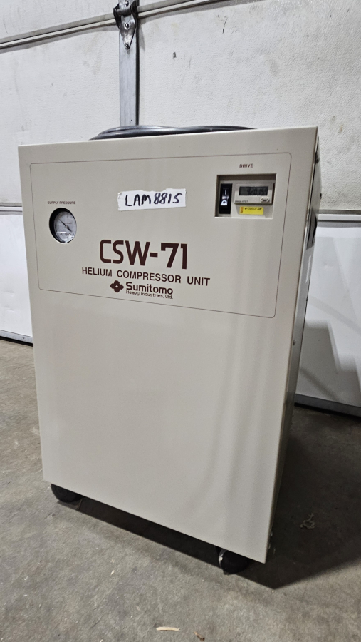 Sumitomo CSW-71 Helium Compressor; SN:47C03202D, photo 2 of 25
