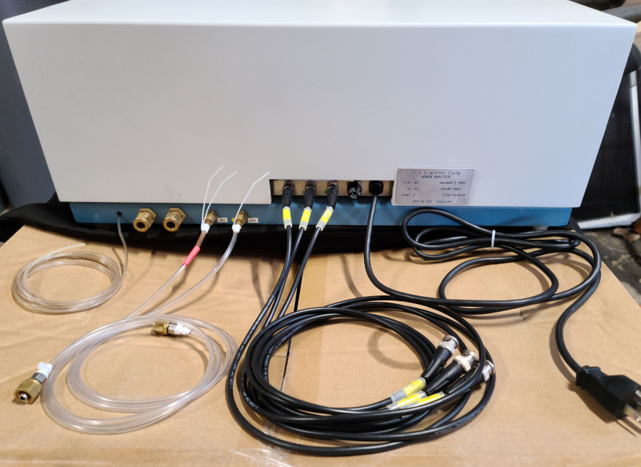 2019 TCS SCIENTIFIC CORP D 7800 HEMOX ANALYZER; SN:555U, photo 3 of 12