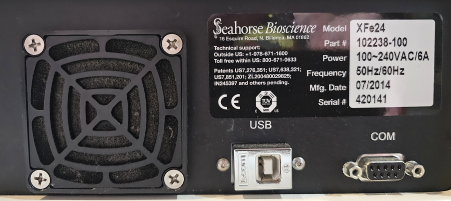 Seahorse Bioscience XFe24 Electrocellular Flux Analyzer; SN:420141, photo 14 of 18