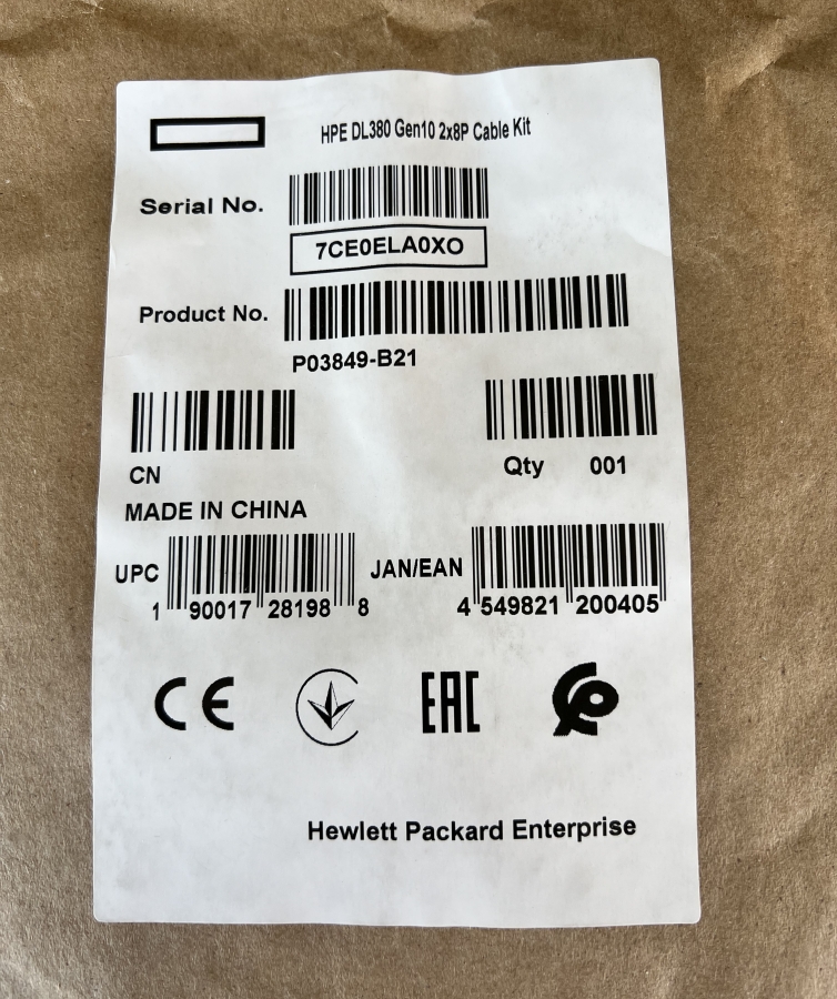 New HPE P03849-B21 GPU 2X8P Cable Kit, photo 11 of 14