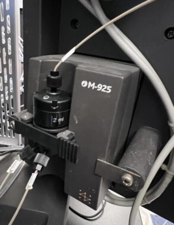 GE AktaExplorer 100 FPLC System includes: Tray, ph/C-900, UV-900, P-900, Air-900, PV-908, P-960, M-925, Frac-950, Computer and UPS, photo 14 of 20