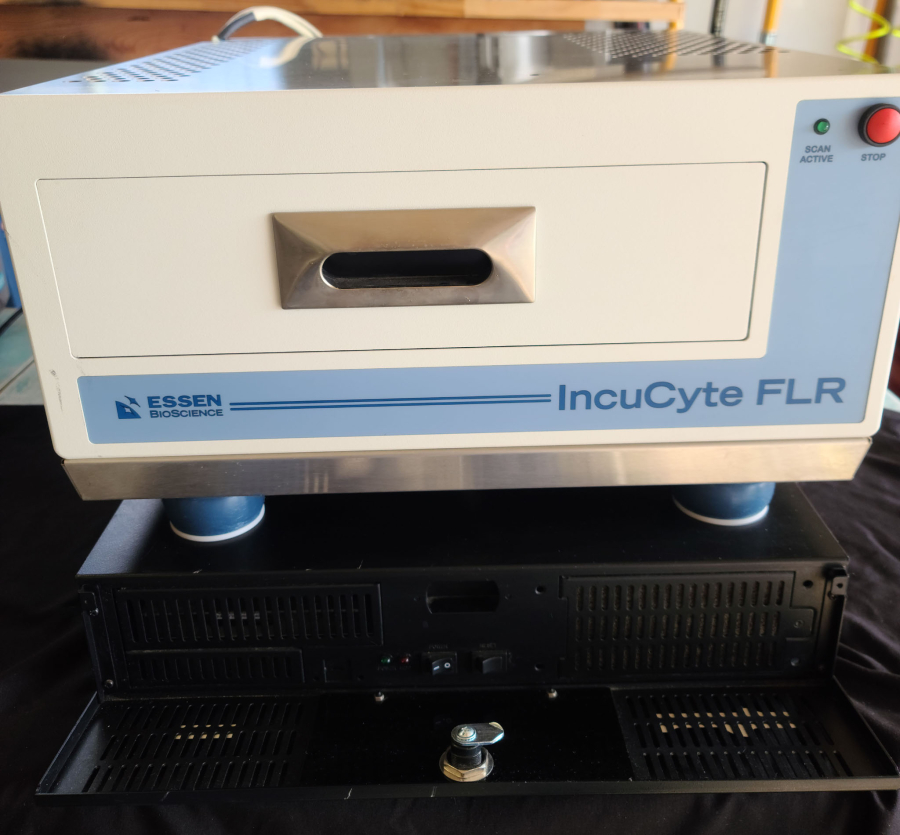 Essen BioScience Cell Imaging System IncuCyte FLR Microscope & Controller; SN:35183/30183, photo 3 of 21