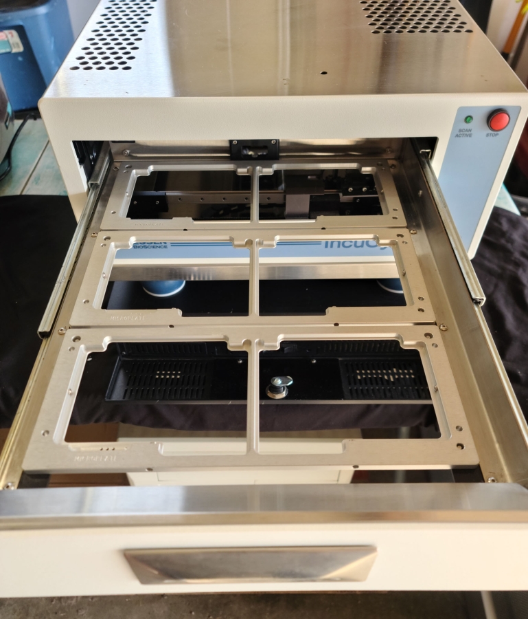 Essen BioScience Cell Imaging System IncuCyte FLR Microscope & Controller; SN:35183/30183, photo 5 of 21
