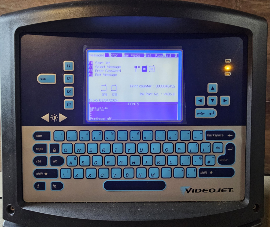 TubeWriter 360 Videojet 1520 Laboratory Labeling System; SN:H1012120H/20210003C22ZH, photo 4 of 62