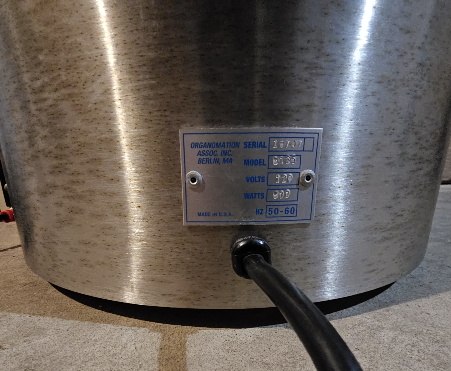 Organomation Associates Inc N-EVAP 112; SN:16747 *PARTS/REPAIR*, photo 13 of 19