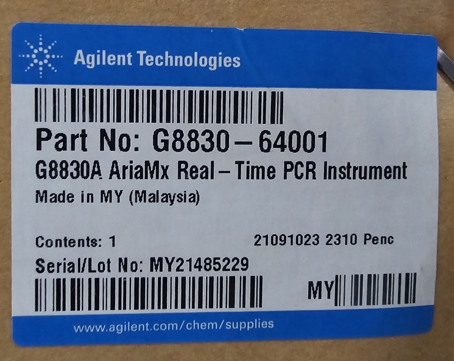 2021 Agilent G8830A AriaMx Real-Time qRT-PCR System; SN:MY21485229, photo 2 of 27