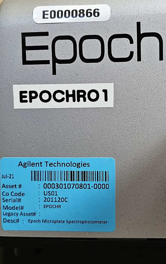 BioTek EPOCHR Epoch Microplate Reader, Model Year 2020; SN:201120C, photo 7 of 20