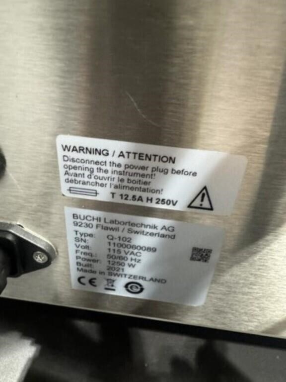 BUCHI SyncorePlus Polyvap Parallel Evaporator System, Glassware, V-300 Vacuum Pump, F-308 Recirculating Chiller, Accessories; SN:1100060089/85/90, photo 21 of 24