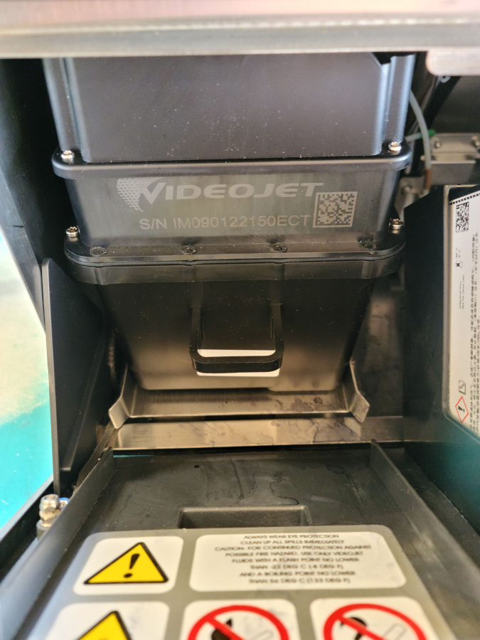 Videojet 1520 Industrial Inkjet Coding Machine, s/n 1201369C22ZH, with Tubewriter 360 Labeling System, photo 18 of 20
