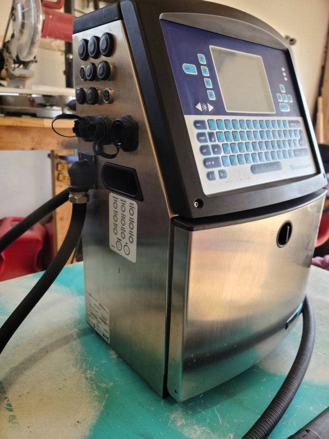 Videojet 1520 Industrial Inkjet Coding Machine, s/n 1201369C22ZH, with Tubewriter 360 Labeling System, photo 16 of 20