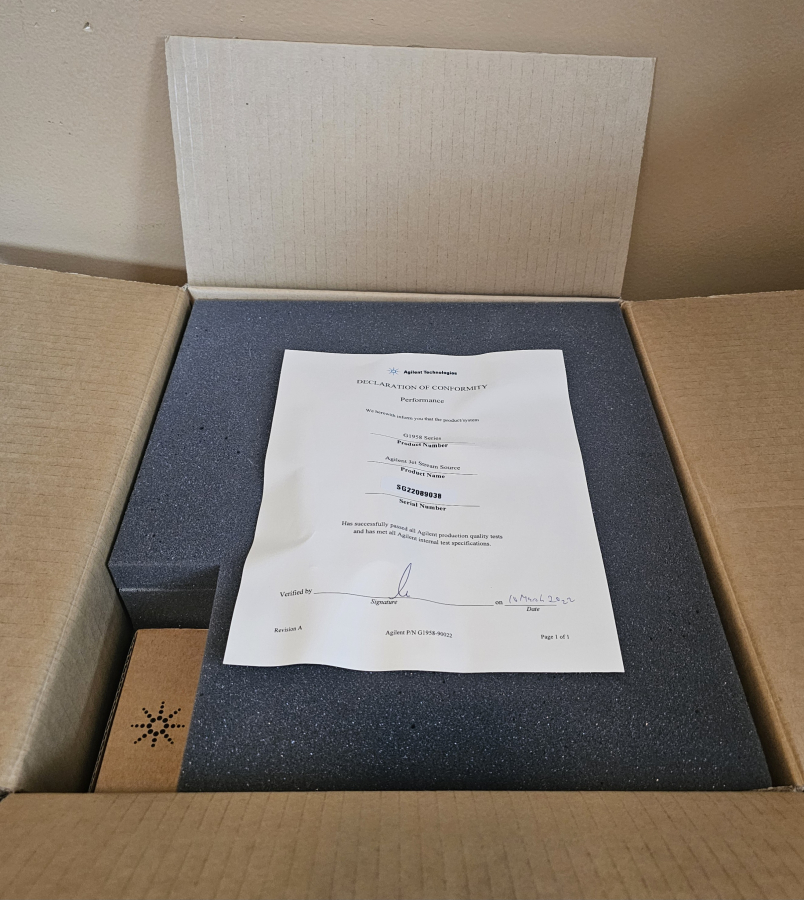 Agilent G1958B G1958-65638 Mass Spectrometer Source; SN:SG220890381, photo 1 of 21