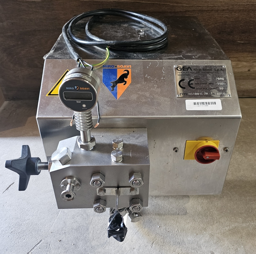 GEA Niro Soavi NS1001L2K High Pressure Homogenizer; SN:6250, photo 1 of 18